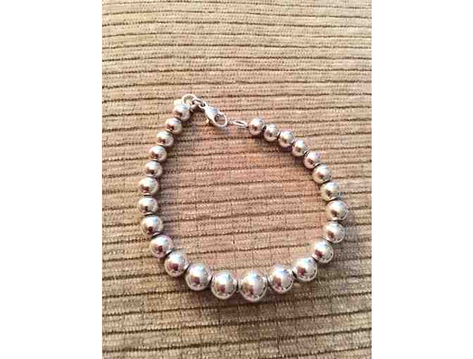 Sterling Silver Earrings and Bracelet in Pewter Tiffany Tin