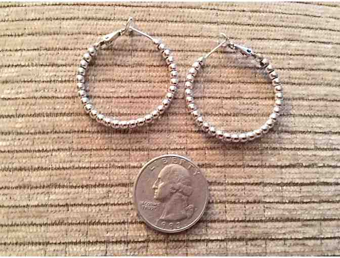 Sterling Silver Earrings and Bracelet in Pewter Tiffany Tin