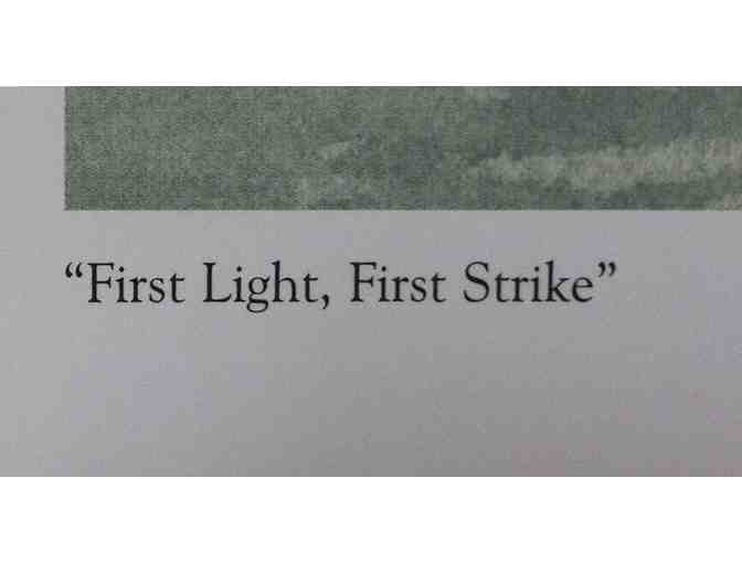 'First Light, First Strike' - lithograph by Charles McCaughtry