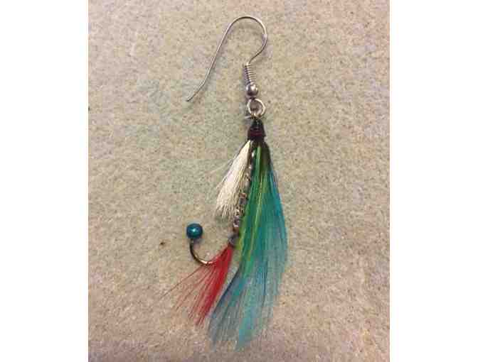 Hand-tied Fly Earrings