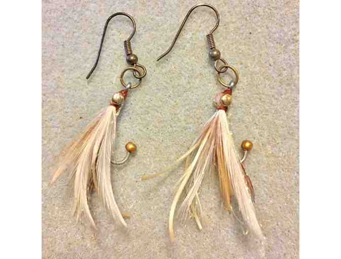 Hand-tied Fly Earrings