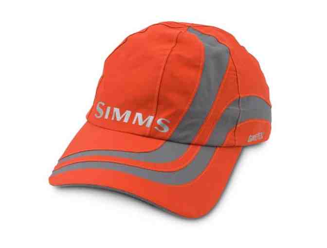 A Set of Two (2) SIMMS ProDry Cap One Hats - Gray and Orange