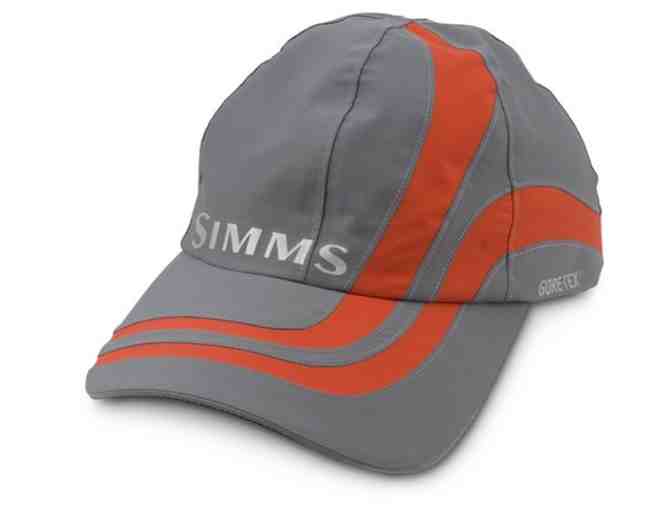 A Set of Two (2) SIMMS ProDry Cap One Hats - Gray and Orange