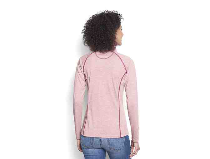 Orvis' Women's DRIRELEASEÂ® Long-Sleeved Quarter-Zip Tee with Custom CfR Logo