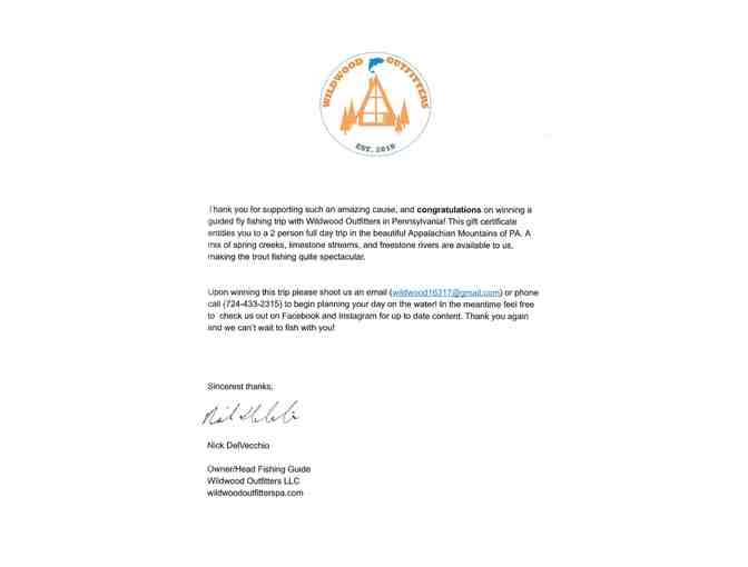 Full Day Guided Fishing Trip for Two in Western Pennsylvania