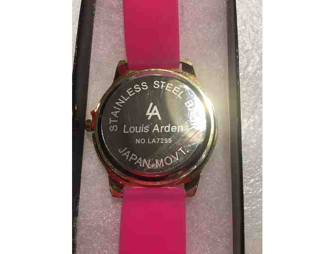 Watch with Pink Band