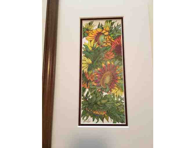 Sunflowers Drawing by a CfR Participant