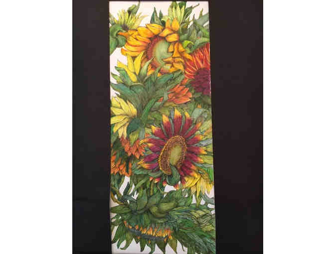 Sunflowers Drawing by a CfR Participant
