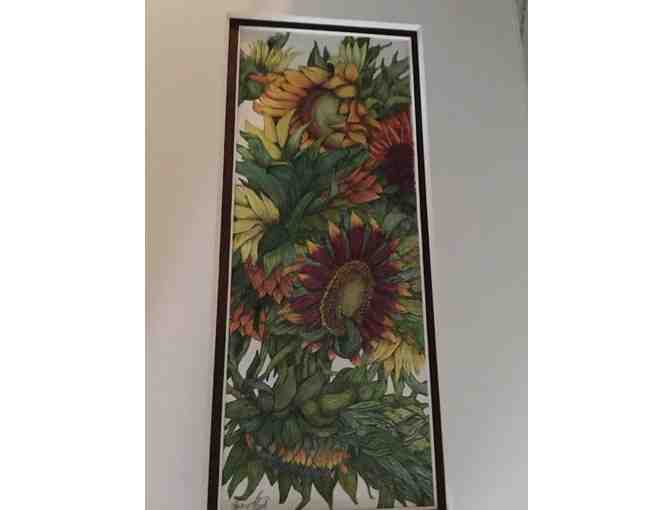 Sunflowers Drawing by a CfR Participant