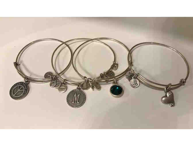 Four Alex and Ani Bracelets in Excellent Used Condition