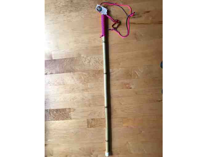 Bamboo Staff with Purple and Pink handle