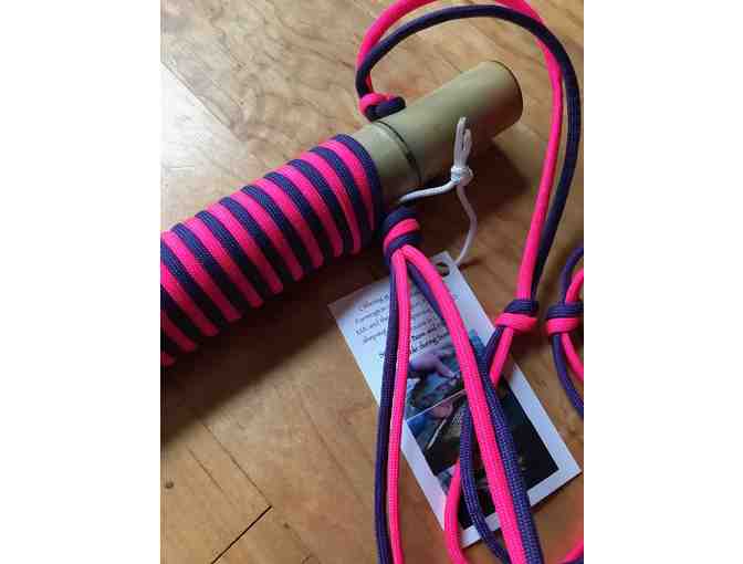 Bamboo Staff with Purple and Pink handle