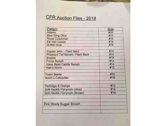 Walnut Fly Box with 48 Flies