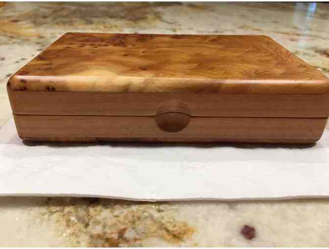 Walnut Fly Box with 48 Flies
