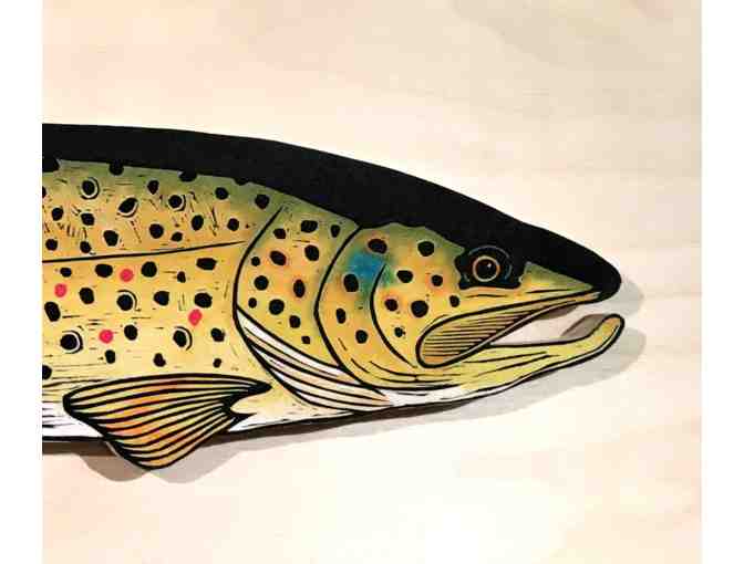 Big Brother Brown Trout by Wandering Blue Lines