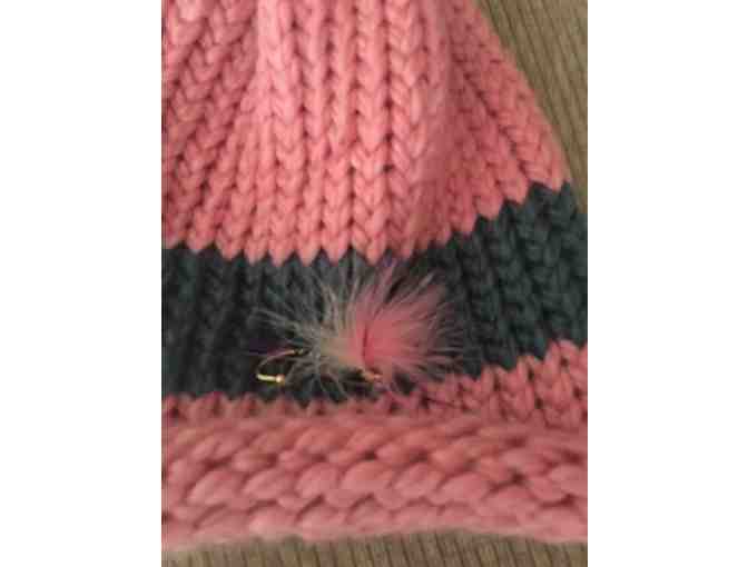 Hand Knitted Hat in CfR Colors