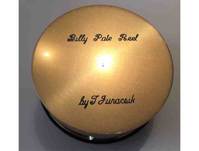 Vintage Billy Pate Reel with case by Ted Juracsik with Eleven Salt Water Flies in a Wallet - Photo 1