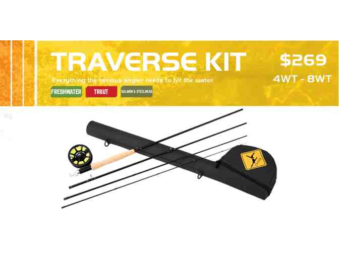 Echo Traverse Kit- Rod, Reel, Line, and Leader - 9' 4 wt Rod