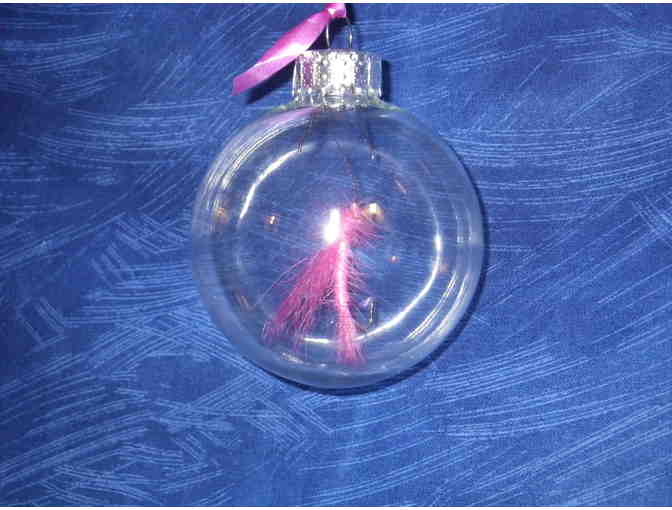 CfR Pink Fly Holiday Ornament