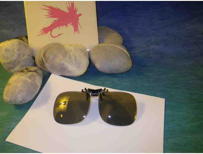 Sunglasses: Hobie Clip-on Sunglasses Gray