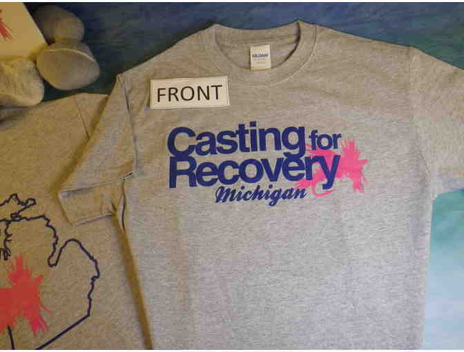 Casting for Recovery - Michigan  GRAY T-shirt, Large