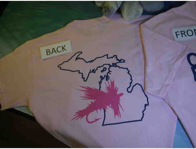 Casting for Recovery - Michigan  PINK T-shirt, XL