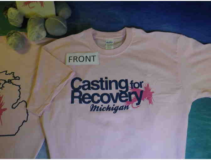 Casting for Recovery - Michigan  PINK T-shirt, 2XL