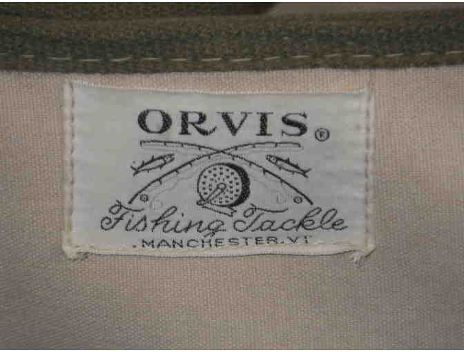 Orvis Canvas/Leather Fishing Bag, Vintage