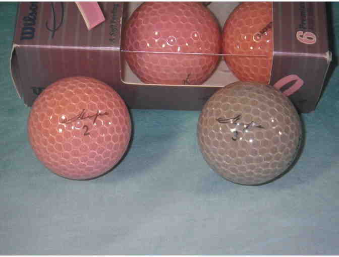 Golf: Wilson Hope Golf Balls (6) and Tees