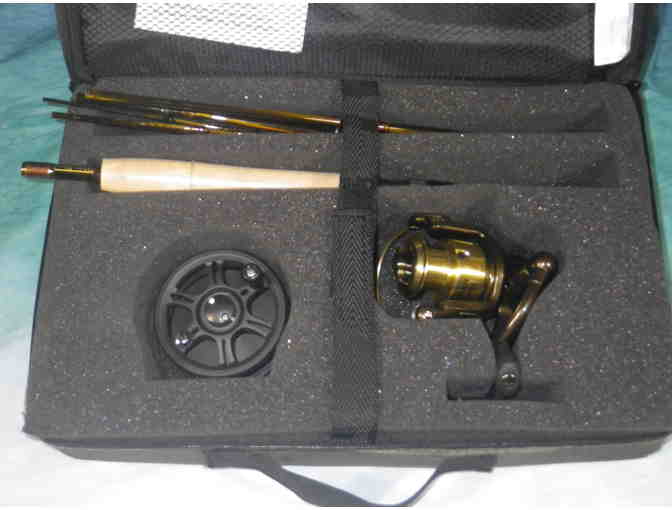 Fishing: White River Indian Point Fly/Spin Rod & Reel Outfit 7'-6' 5wt 8pc