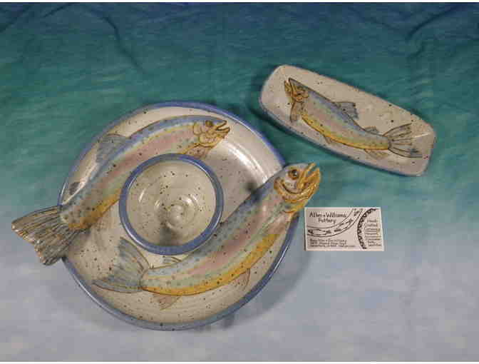 Art: Beautiful (& functional) Trout Themed Allen + Williams Pottery - Photo 1
