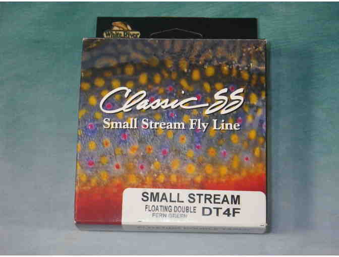 Fly Line: DT4F White River Classic Small Stream and backing. Green, 45 ft.
