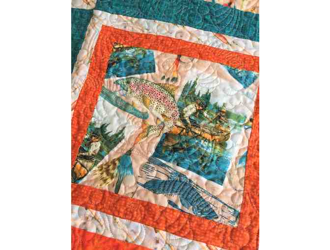 Gone Fishing Quilt - 55' x 65'