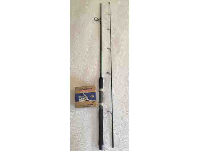 Two Piece Spinning Rod with a Pflueger Trion GX-7 Reel