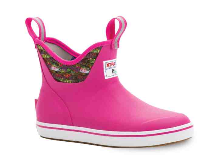 Pink XtraTuf Ankle Boots - size 10
