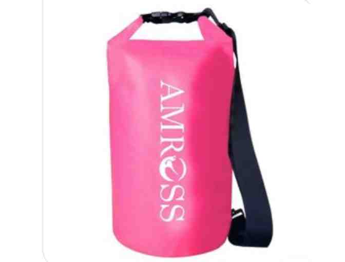 Pink Amross Dry Bag and a CfR Branded Buff