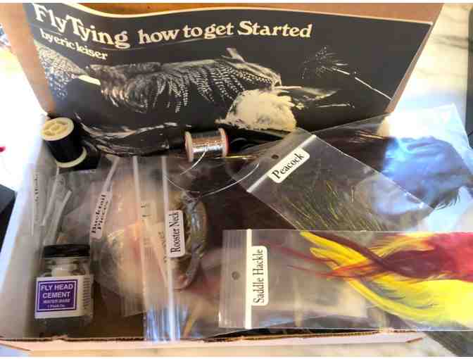 Beginner's Fly Tying Kit and a Fly Tying Guide