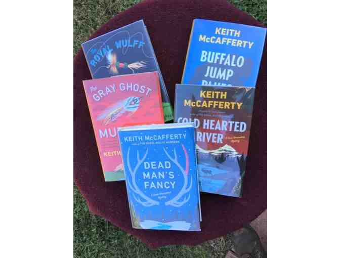 Five Hard-Cover Fly Fishing Mystery Novels by Keith McCafferty,