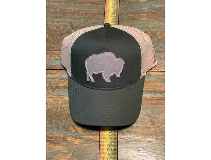 Green Bison Trucker Hat and Cutthroat Belt