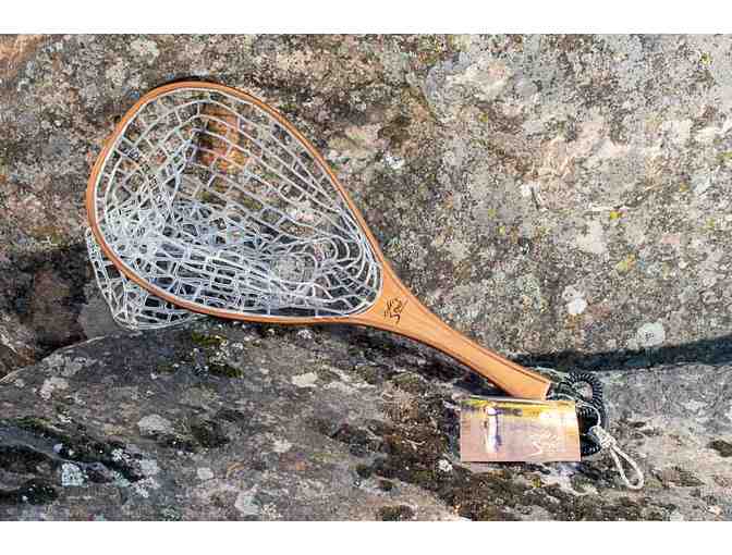 One of a kind Silver Creek Net in Cherry Wood