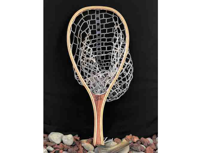 One of a kind Silver Creek Net in Cherry Wood