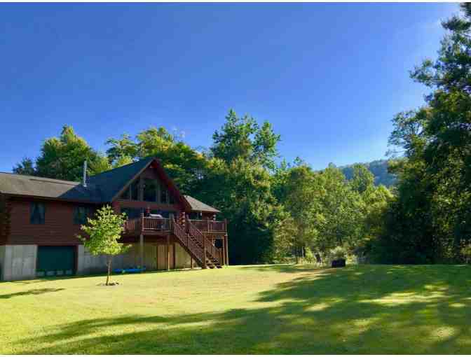 2 Nights in a Private Log Home on the Upper East Branch of the Delaware River