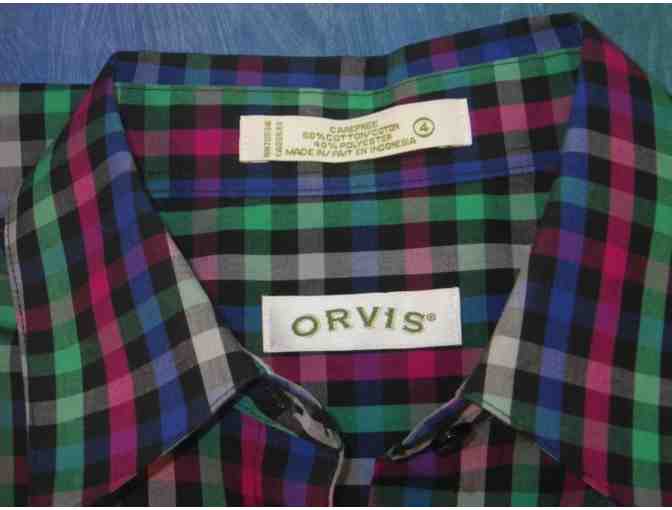 Orvis Womens Long Sleeve Shirt - Size 4