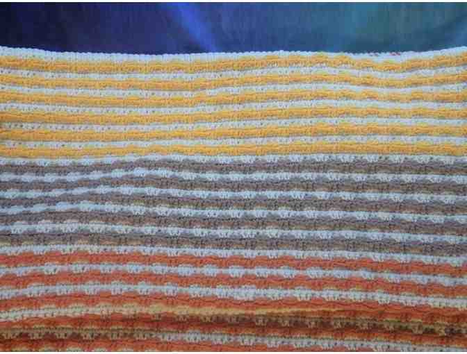 Handmade Mosaic Crochet Afghan - 50' x 70'