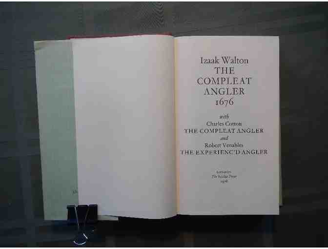 Bibliophileâs Delight - Izaak Walton's The Compleat Angler