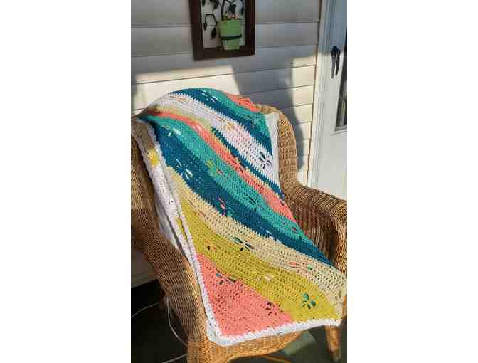Colorful Handmade Firefly Lap Blanket