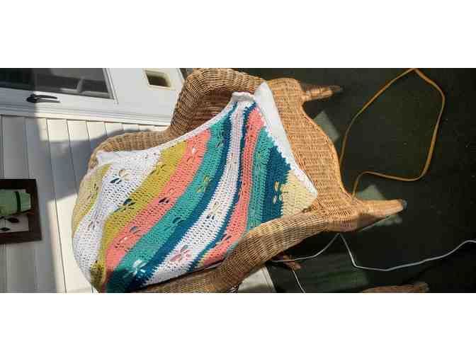 Colorful Handmade Firefly Lap Blanket