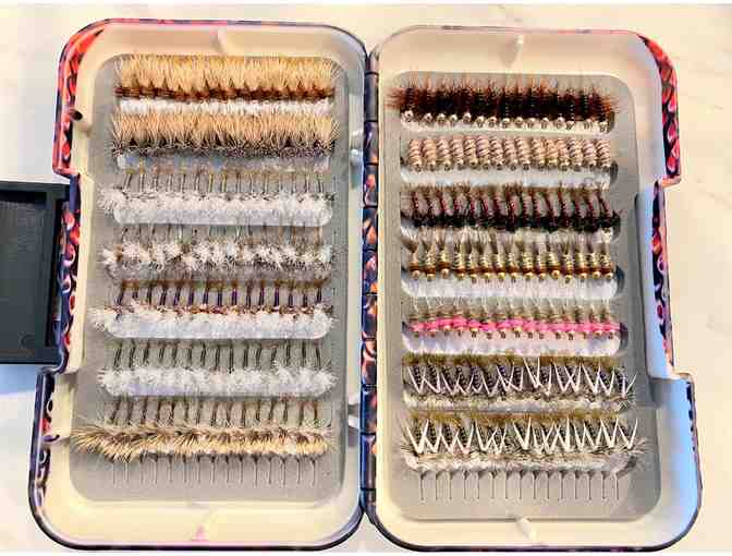 Fly Box with 210 Hand Tied Flies