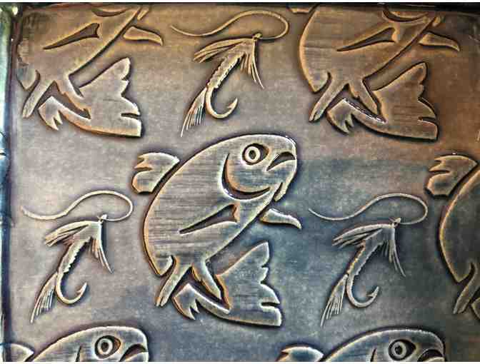 Four Trout/Fly Fishing Hors D'oeuvre Plates