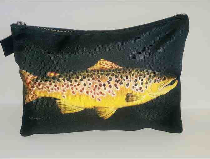 Rainbow Trout Leggings and Brown Trout Clutch